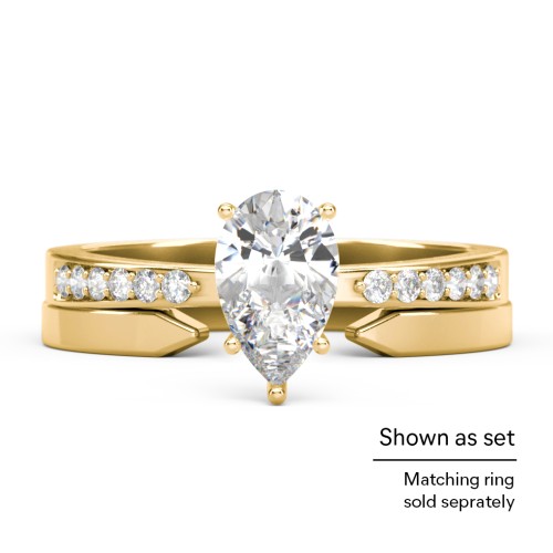 Narrow Essential Open Cuff Band Ring - Small Gap – 18K Gold Plated Silver