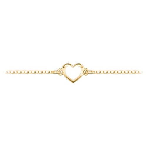 Heart Bracelet with Cold Enamel