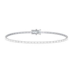 Lab Grown Diamond Tennis Bracelet (1 ct. tw.) in 925 Sterling Silver