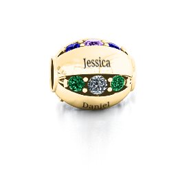 Imperial Deluxe Bracelet Charm in 10K Solid Yellow Gold
