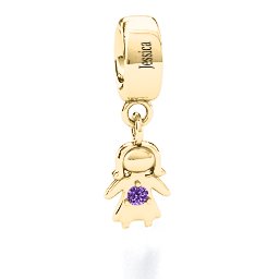 Perfect Woman Bracelet Charm in 10K Solid Yellow Gold