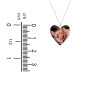Photo Heart Pendant with Engravable Back
