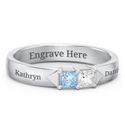 Timeless Romance Ring in 10K Solid White Gold
