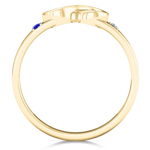 Men's Accented Infinity Ring