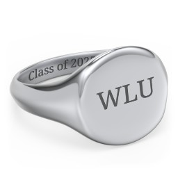 Men’s Round Signet Ring