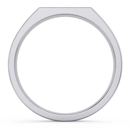 Men’s Engravable Cold Enamel Signet Ring