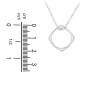 Men’s Engravable Geometric Ring Necklace
