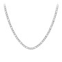Men's 20" Figaro Chain Necklace in Stainless Steel - 5mm