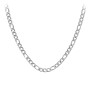 Men's 20" Figaro Chain Necklace in Stainless Steel - 8mm