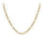 Men's 20" Figaro Chain Necklace in Yellow Stainless Steel - 8mm