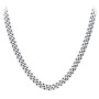 Men's 22" Cuban Chain Necklace in Stainless Steel - 10mm