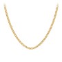 Men's 20" Cuban Chain Necklace in Yellow Stainless Steel - 5mm