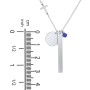 Milestone Necklace with Cross Charm