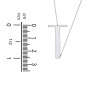 Engravable Asymmetrical Initial Necklace - T