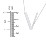Engravable Asymmetrical Initial Necklace - V – 18K Gold Plated Silver