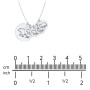 Engravable Mama Bear & 4 Cub Disc Necklace