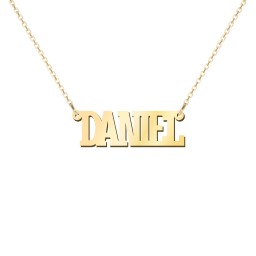 Personalized Varsity Name Necklace
