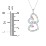 Unity Interlocking Hearts Birthstone Pendant