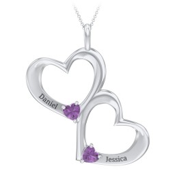 Fusion Hanging Hearts Pendant