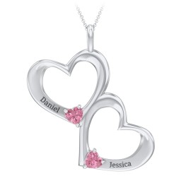 Fusion Hanging Hearts Pendant