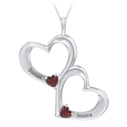 Fusion Hanging Hearts Pendant