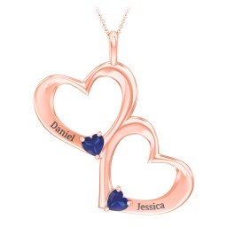 Fusion Hanging Hearts Pendant
