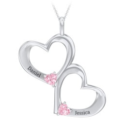 Fusion Hanging Hearts Pendant