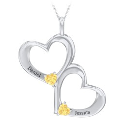 Fusion Hanging Hearts Pendant