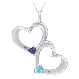 Fusion Hanging Hearts Pendant