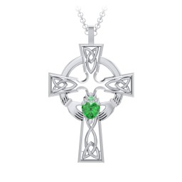 Claddagh Celtic Cross Pendant