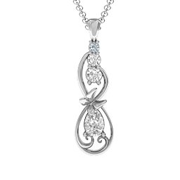 Ornate Butterfly Infinity Pendant