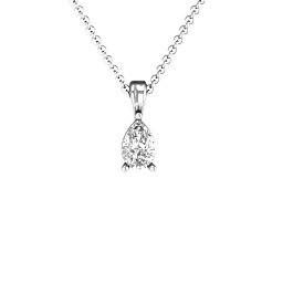 Elegant Pear Stone Pendant