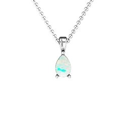 Elegant Pear Stone Pendant