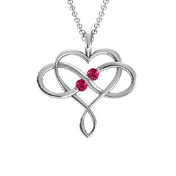 Soul Mates Infinity Birthstone Pendant