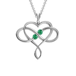 Soul Mates Infinity Birthstone Pendant