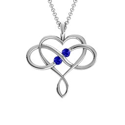 Soul Mates Infinity Birthstone Pendant