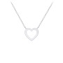 Sterling Silver Cutout Heart Pendant