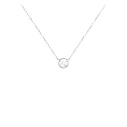Bezel Set 4mm Gemstone Pendant