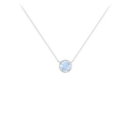 Bezel Set 5mm Gemstone Pendant