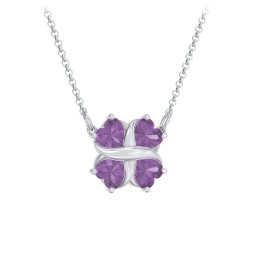 Love and Kisses 4 Gemstone Pendant