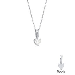 Engravable Generations Stacking Hearts Pendant - 1