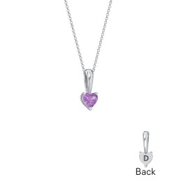 Engravable Generations Stacking Hearts Pendant - 1