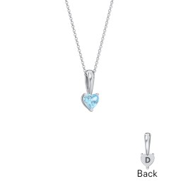 Engravable Generations Stacking Hearts Pendant - 1