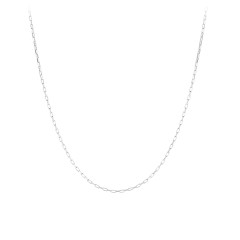 Sterling Silver 24" Long Box Chain Necklace