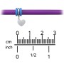 Engravable Heart Charm Silicone Bracelet Set - Single Style