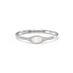 East-West Marquise Ring