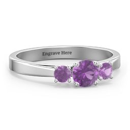 Three Stone Eternity Ring