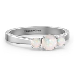 Three Stone Eternity Ring