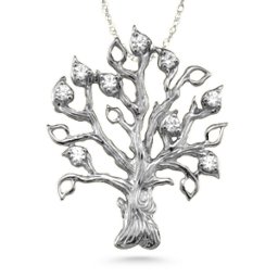 Family Tree 3-14 Stones Pendant