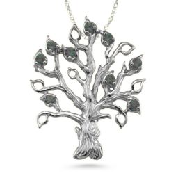 Family Tree 3-14 Stones Pendant